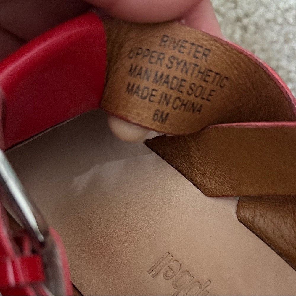 Jeffrey Campbell Red Riveter Lugged Buckle Sandal 6 - Picture 6 of 11